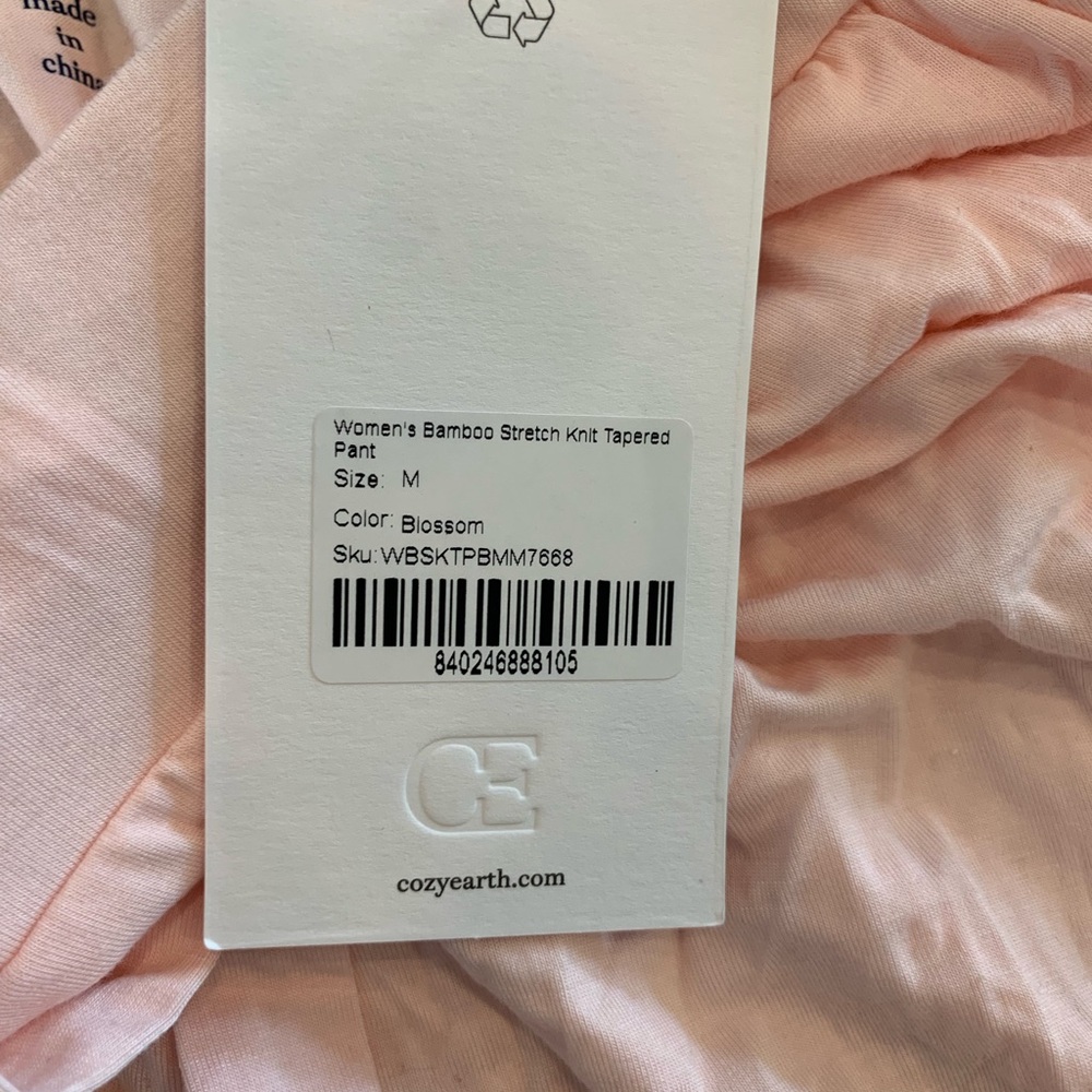 NWT Cozy Earth Stretch Knit Tapered Pants - Picture 4 of 5